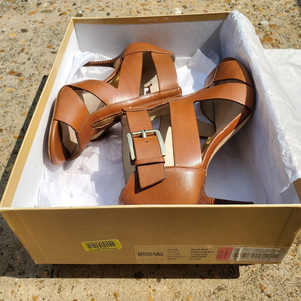 Michael Kors leather stilettos